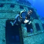 Scuba Diving Wreck in Roatan