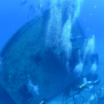 Scuba Diving Wreck in Roatan